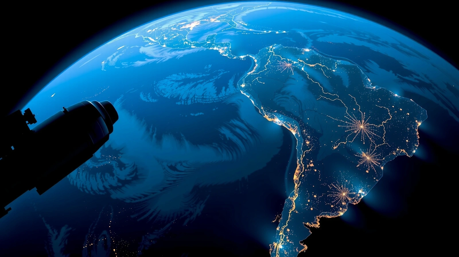 Perspective orbital de la Tierra